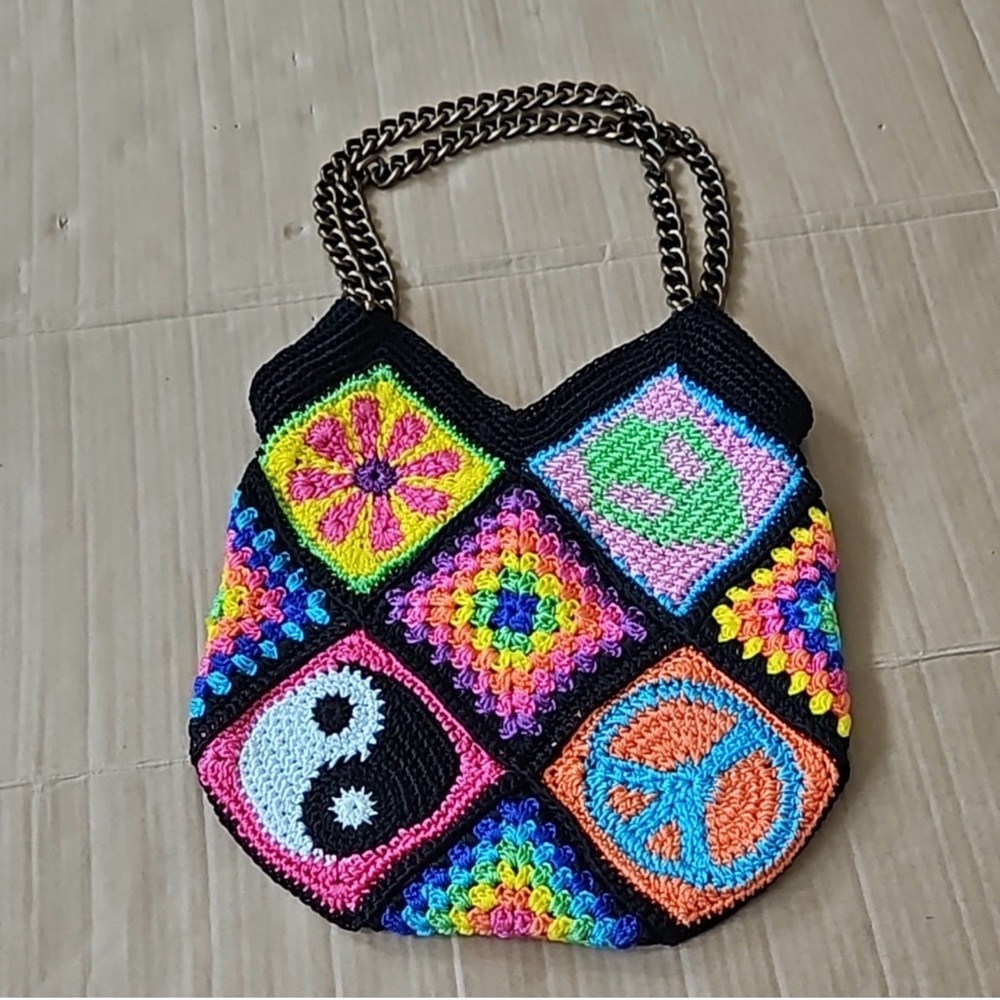 Kurt Geiger Multicolor Crochet Shoulder Bag - Picture 3 of 4